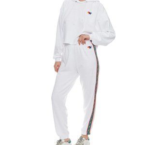AVIATOR NATION BOLT STRIPE SWEATPANTS
